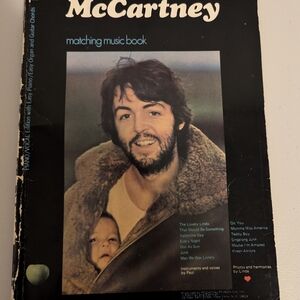 1970s Paul McCartney Matching Music Book Beatles Classic Rock Vintage